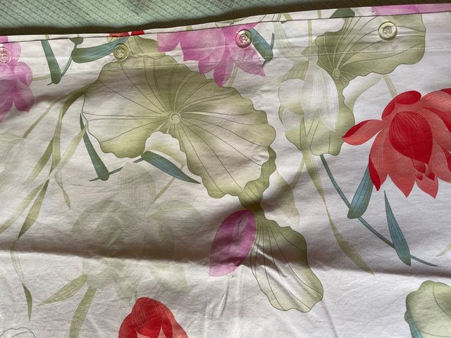 Funda nórdica cama 90 - algodón rosa y roja