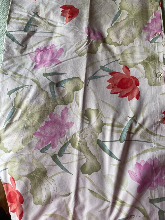 Funda nórdica cama 90 - algodón rosa y roja