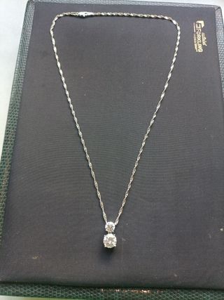 Gargantilla plata 2 circonitas