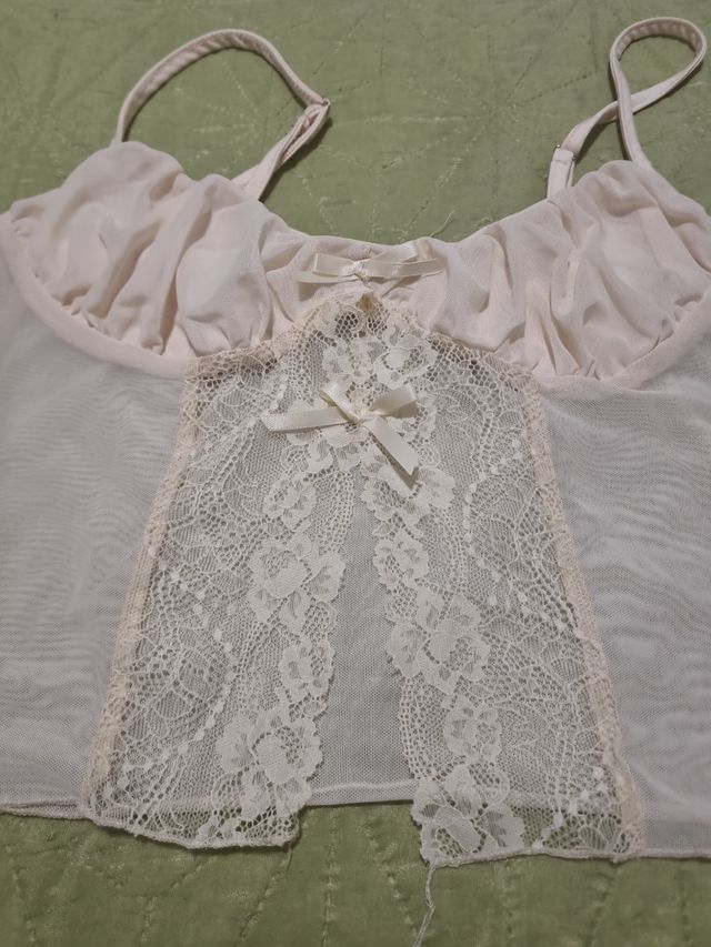 Top lencero beige