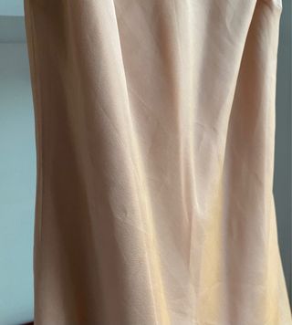 Vestido beige fiesta