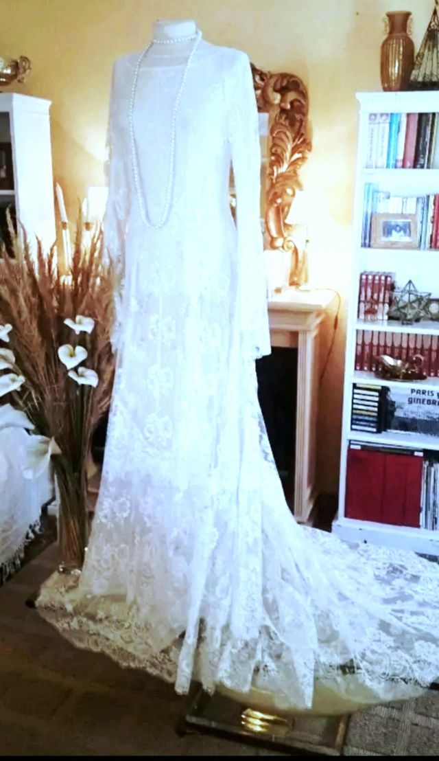 Vestido de noiva boho branco