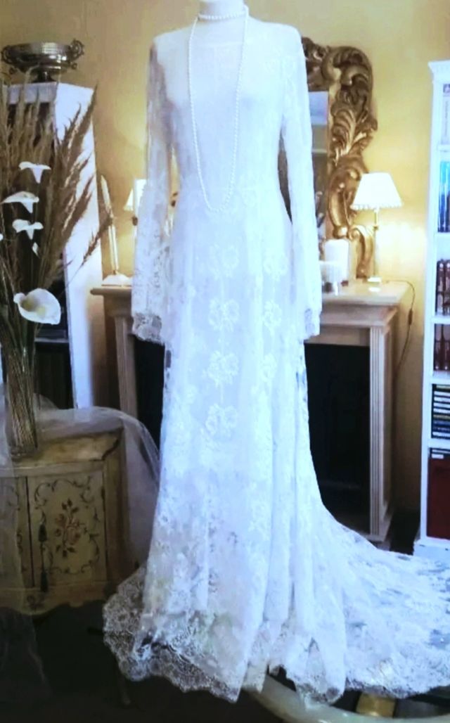 Vestido de noiva boho branco