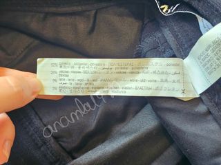Pantalón raya diplomática azul marino zara