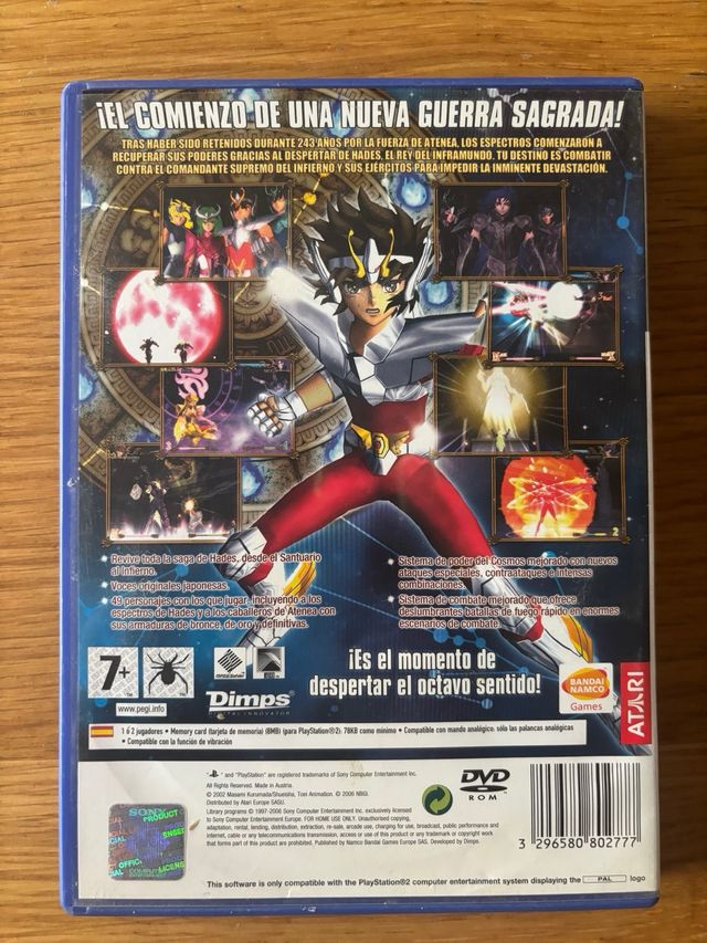 PS2 Saint Seiya: Los Caballeros del Zodiaco - Hade