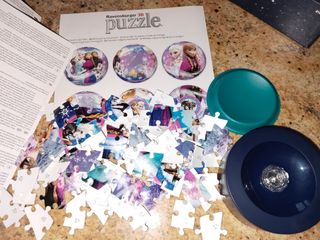 Puzzle 3D Frozen: ¡Luz incluida!