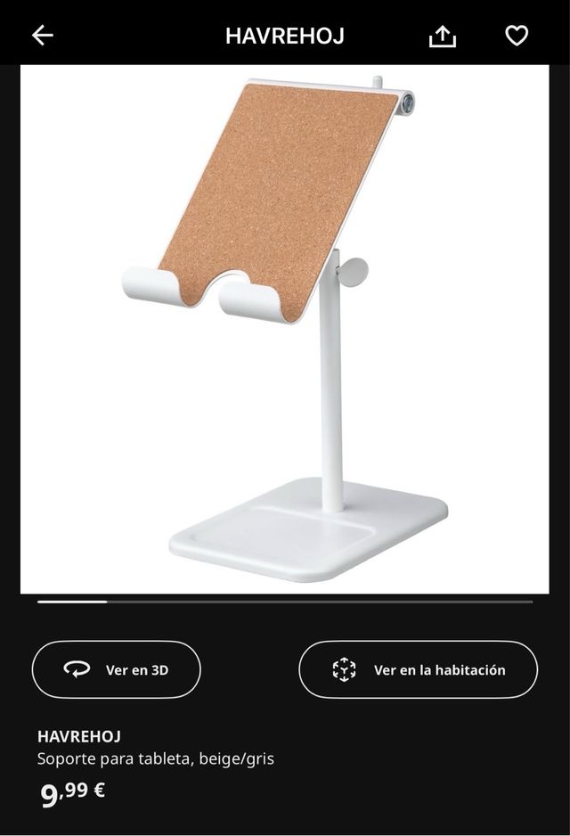 Soporte Tablet IKEA HAVREHOJ