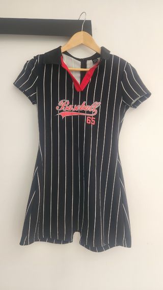 Mino corto rayas baseball