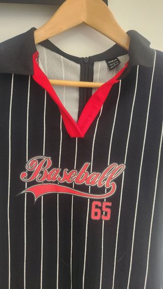Mino corto rayas baseball