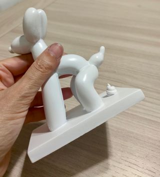 2 cagnolini balloon art, bianco e nero