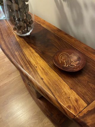 Consola madera maciza de palisandro