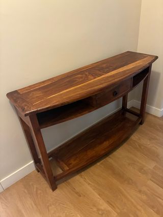 Consola madera maciza de palisandro