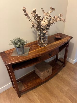 Consola madera maciza de palisandro