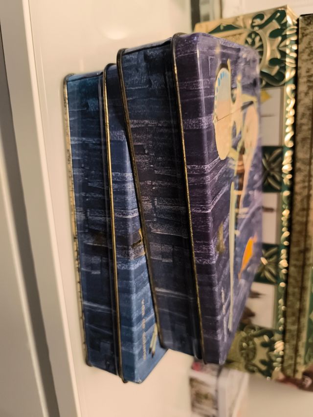 2 Cajas metálicas vintage solano