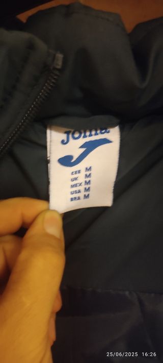 Piumino Joma blu
