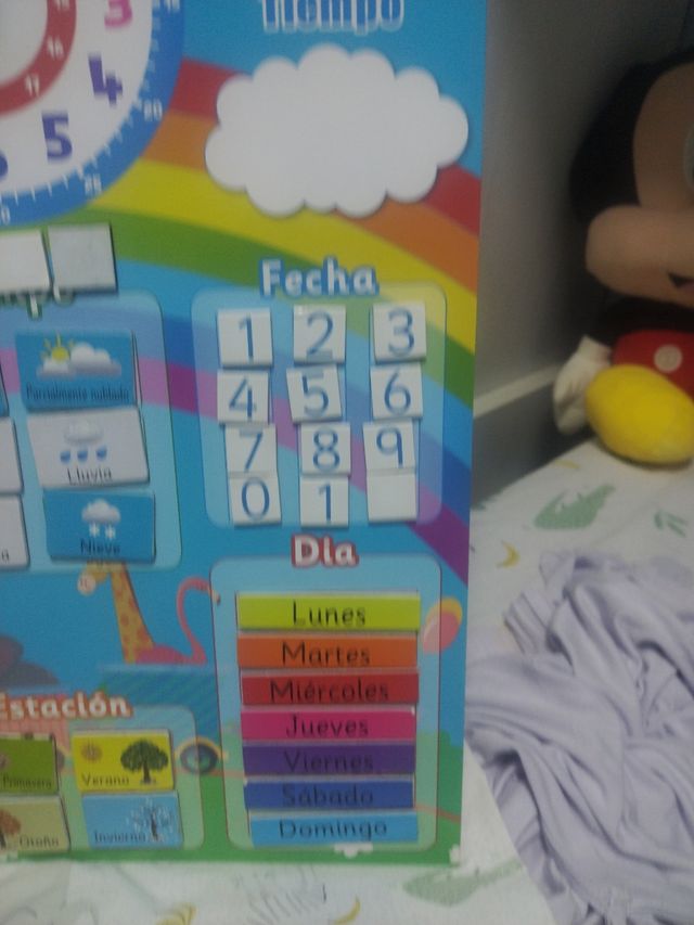 Calendario Infantil + Pelota Real Madrid