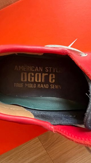 Zapatos náuticos AGAREs rojo-negro
