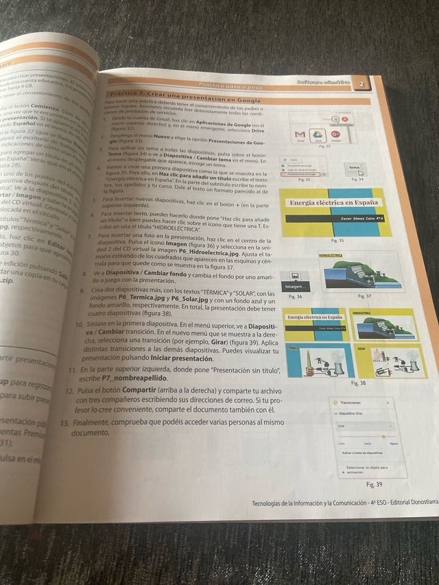 Tecnología de la información y comunicación 4º ESO