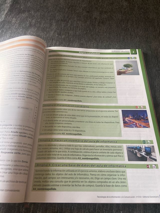 Tecnología de la información y comunicación 4º ESO