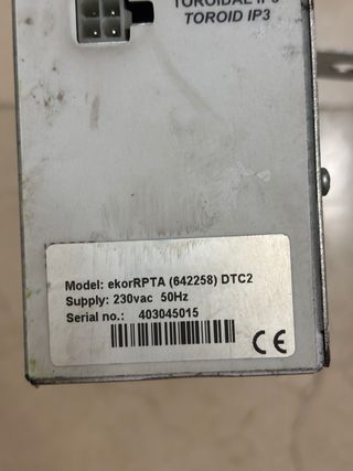 Relé de protección ekör RPTA Olmazabal