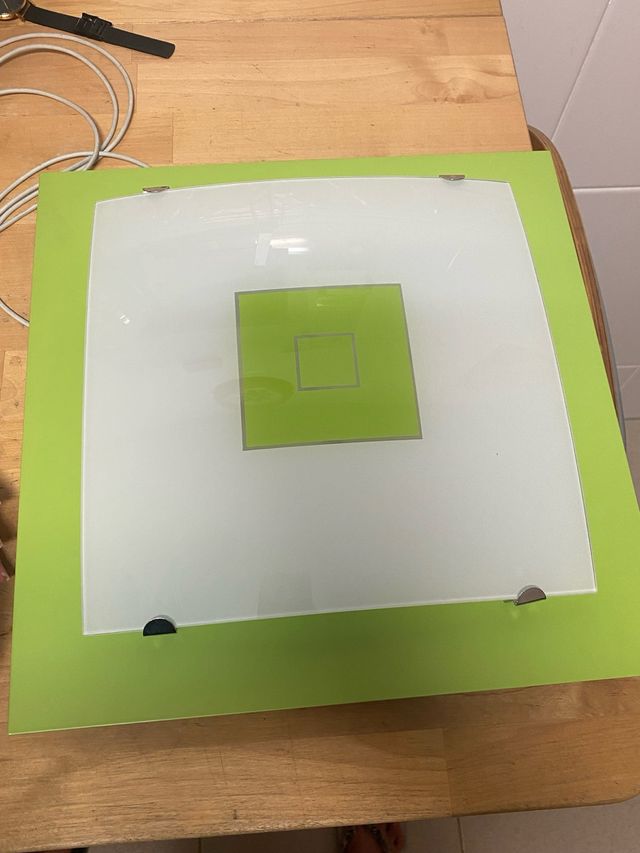 Lámpara techo verde - Moderna