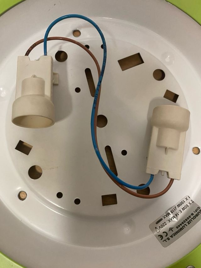 Lámpara techo verde - Moderna