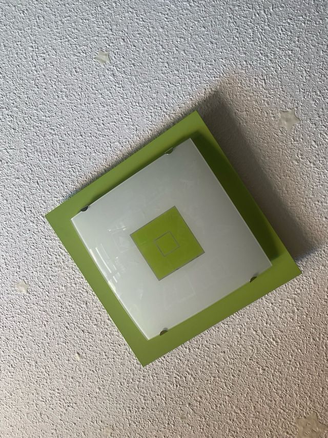 Lámpara techo verde - Moderna