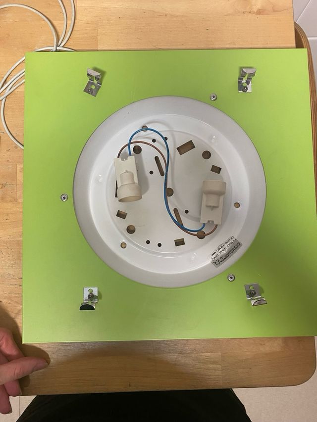 Lámpara techo verde - Moderna