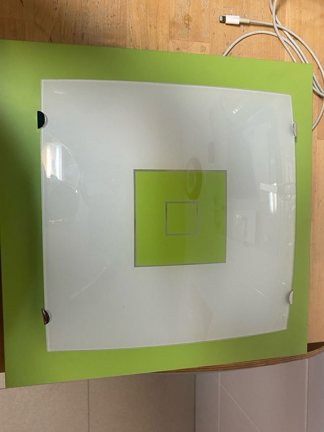 Lámpara techo verde - Moderna