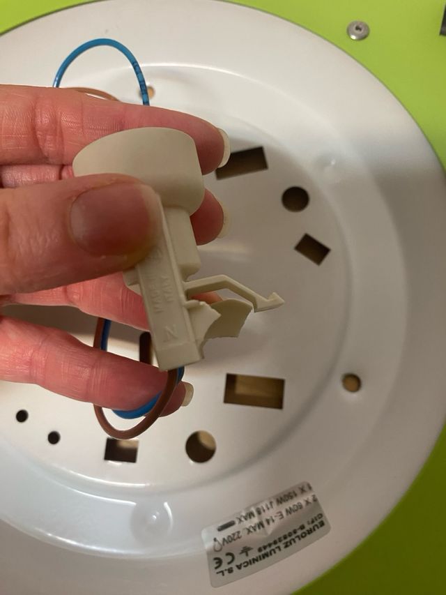 Lámpara techo verde - Moderna