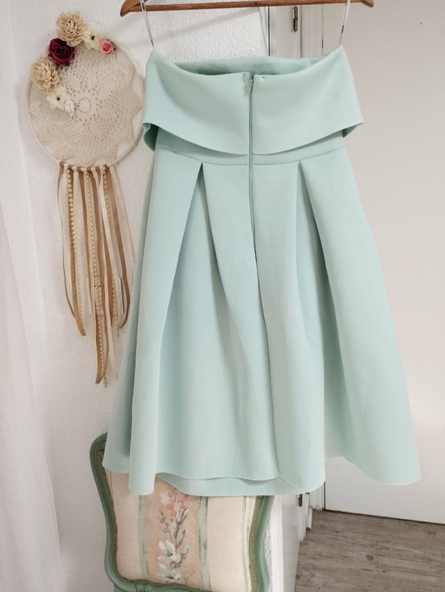 Vestido menta fiesta talla 40