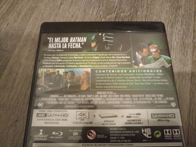 Batman Forever 4K UHD Blu-ray