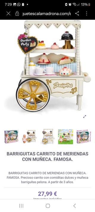 Carrito Dulces Barriguitas