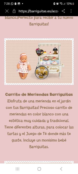 Carrito Dulces Barriguitas