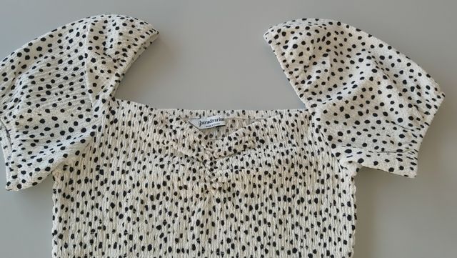 Top Stradivarius - puntos negros