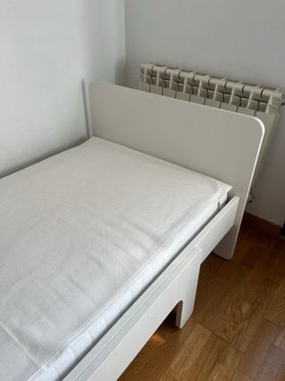 Cama infantil IKEA SlÄKT blanca