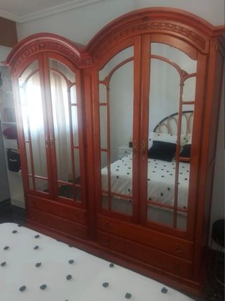 Armario madera 2 puertas