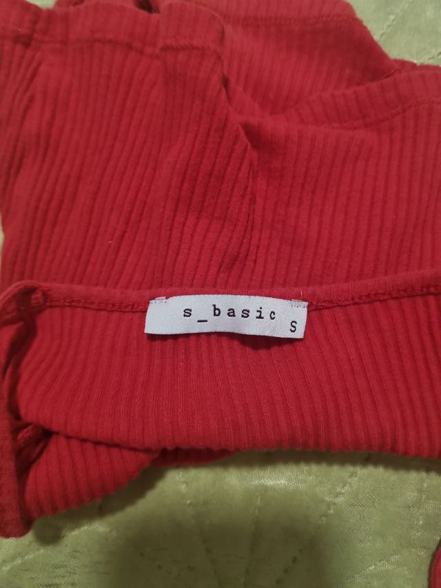 Top rojo tirantes -  camiseta