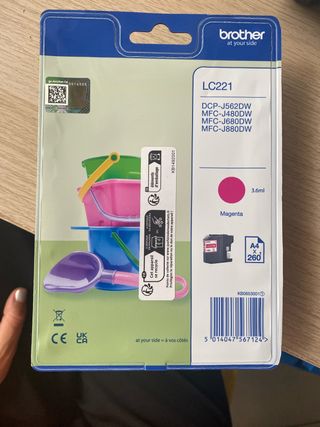 Tinta Brother LC221 Magenta 3.6ml