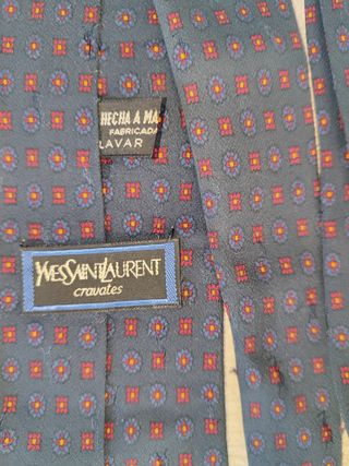 Corbata Yves Saint Laurent | Azul - Seda