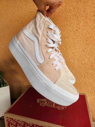 Vans Sk8-Hi Tapered Block Peach Plataform