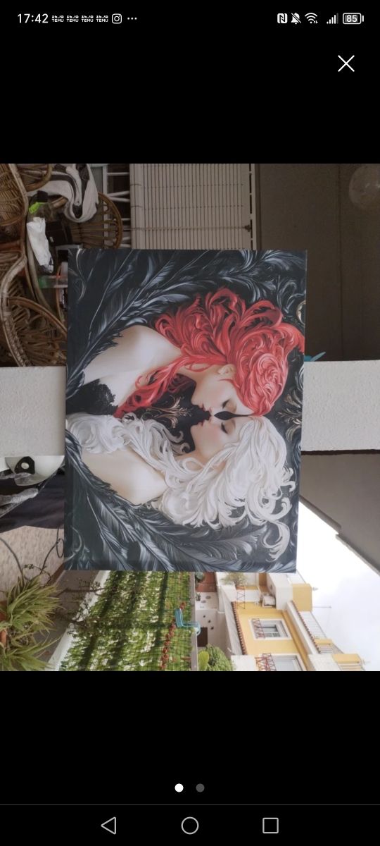 4 cuadros decorativos ángeles o hadas para lisa