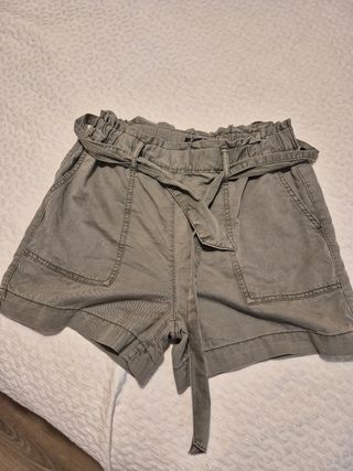 Shorts militares mujer - verde militar