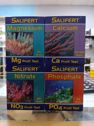 Salifert: Test de Mg, Ca, NO3, PO4