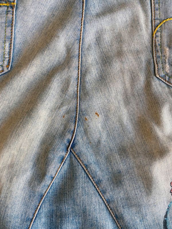 Vaquero Harem corto azul