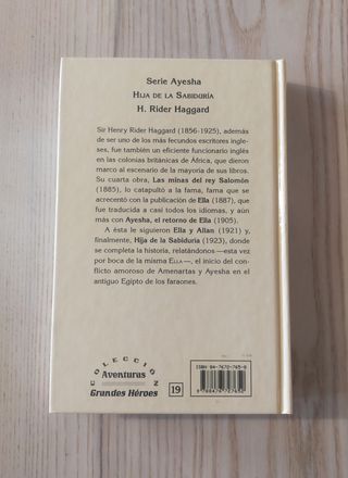 Ayesha. Hija de la sabiduría. Henry Rider Haggard.
