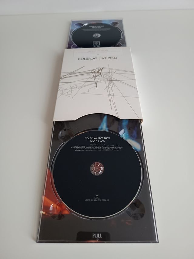 DVD Coldplay Live 2003 y álbum X&Y