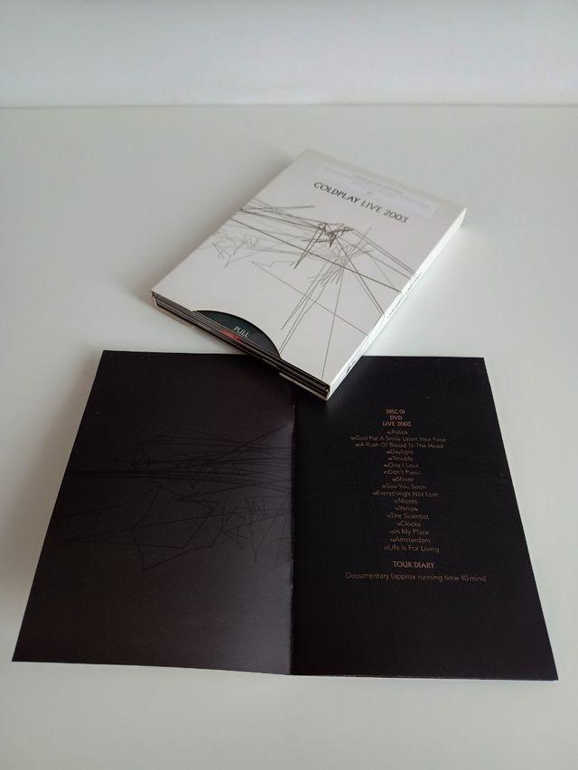 DVD Coldplay Live 2003 y álbum X&Y