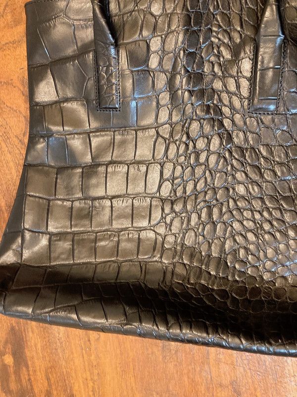 Borsa Jean Michel nera in pelle.