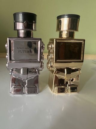 Bottiglie di colonia vuote Robot Homme J